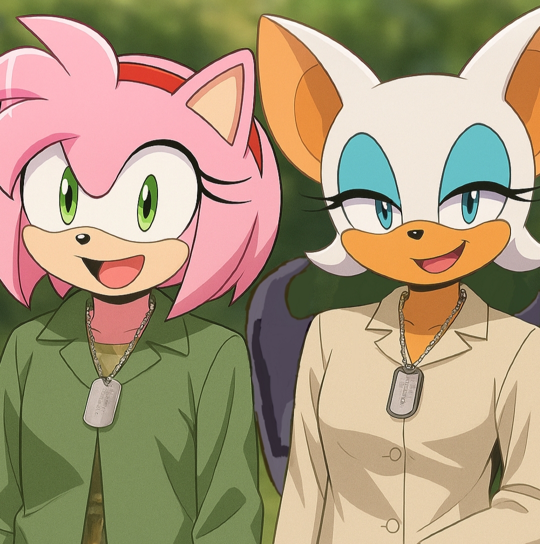 amy rose and rouge the bat friends