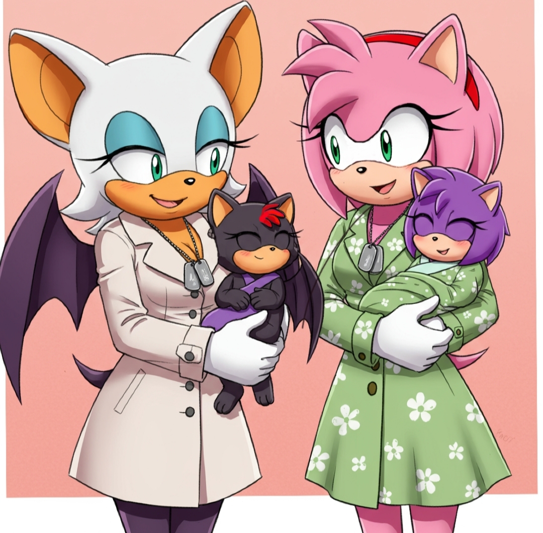 Amy rose and rouge The bat maternity