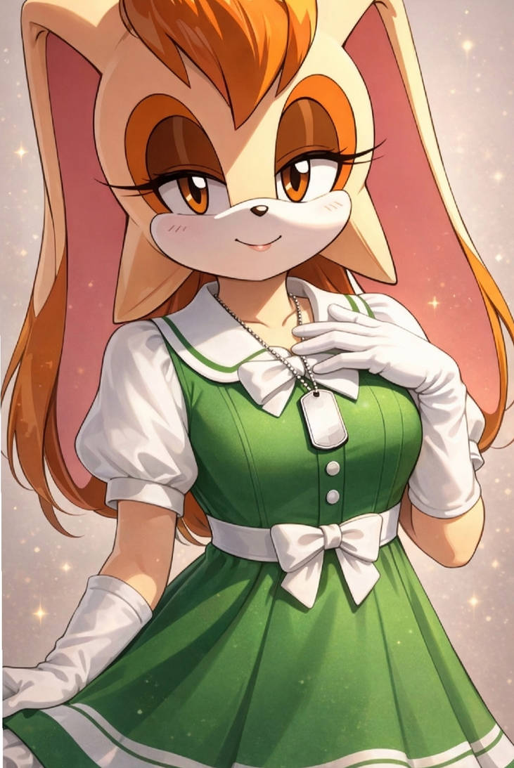 Vanilla Rabbit Cosplay Vanilla the Rabbit wearing a green dress by drakness90 on DeviantArt