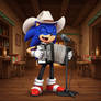Northern Sonic the Hedgehog playing the accordion