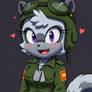 Tangle the Lemur, military pilot