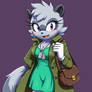 Tangle the Lemur green dress