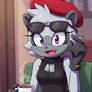 Tangle the Lemur black dress