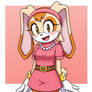 Cream the Rabbit pink shirt
