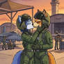 Fox McCloud x Krystal Air Force romance