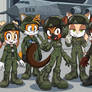 Miles tails prower and his air force comrades
