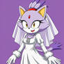 Blaze the Cat wedding dress 2