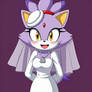 Blaze the Cat wedding dress 6