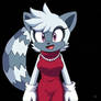 Tangle the Lemur red dress