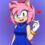 Amy Rose blue dress 5