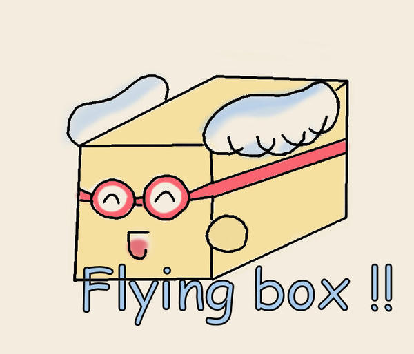 Flying box by IJsjeLovesCookie on DeviantArt