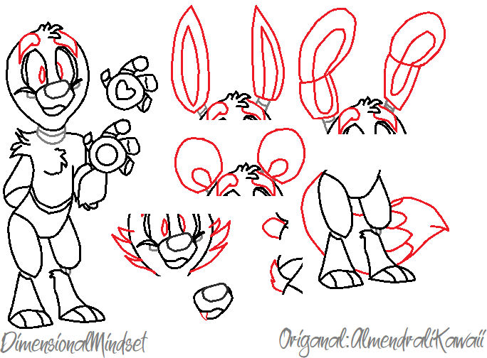 Fnaf Model Base Design FNAF Base #2 by DimensionalMindset on DeviantArt