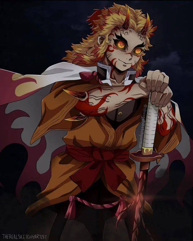 Demon Kyojuro Rengoku by uffifgivhhj on DeviantArt