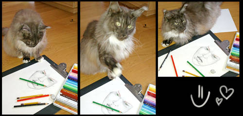 Portrait practice with a perfect helper :-)