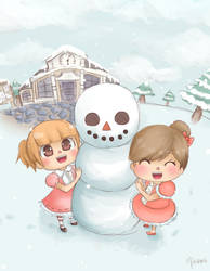 Winter in animal crossing