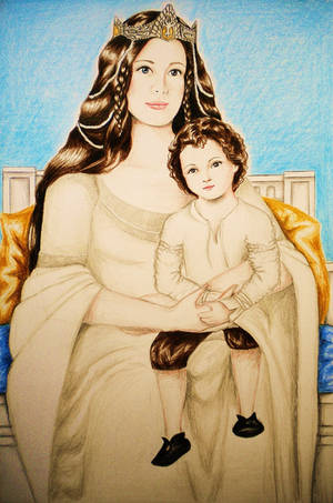 Arwen and Eldarion by annoulaki Arwen and Eldarion by annoulaki