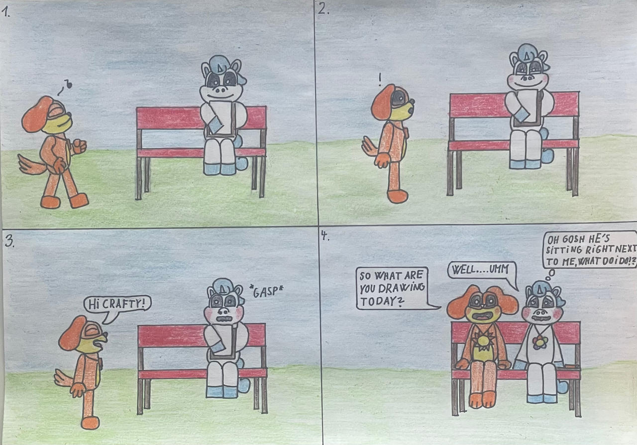 SC comic 1 (Dogday x Craftycorn) by interastingidea on DeviantArt