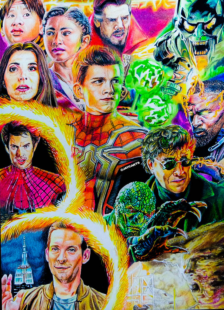 Drawing Spiderman No Way Home All characters by Jaycarts on DeviantArt