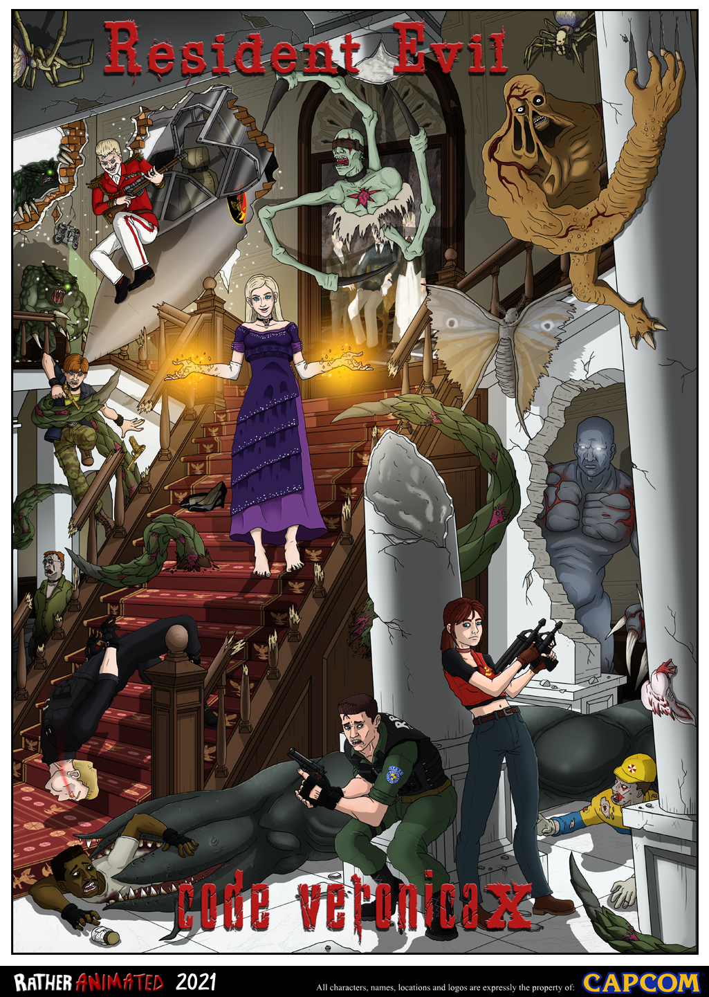 Resident Evil: CODE: Veronica X Art Board Print for Sale by MammothTank