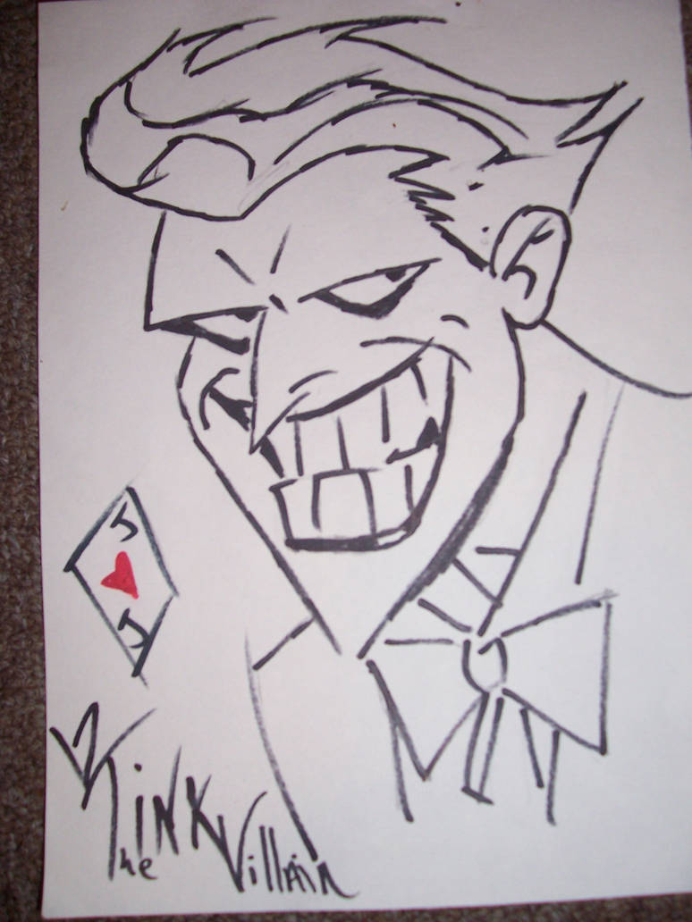 The Joker By Theinkvillain On Deviantart The Joker By Theinkvillain On Deviantart
