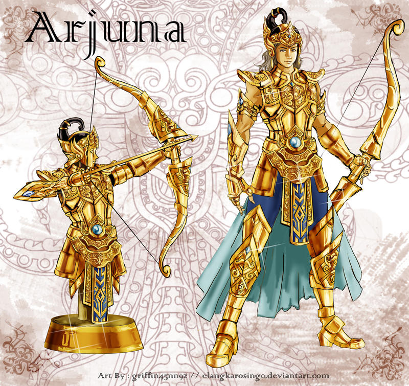 The Golden Armor of Arjuna by elangkarosingo