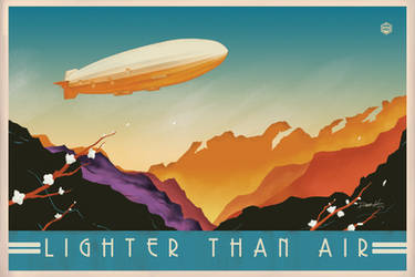 Art Deco Airship by PaulRomanMartinez