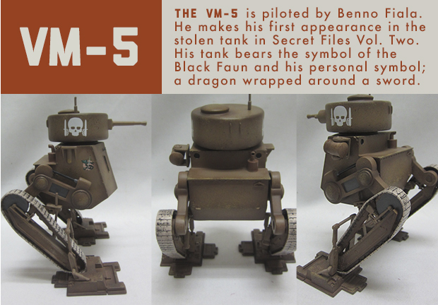 VM 10 Walking Tank, multiple views