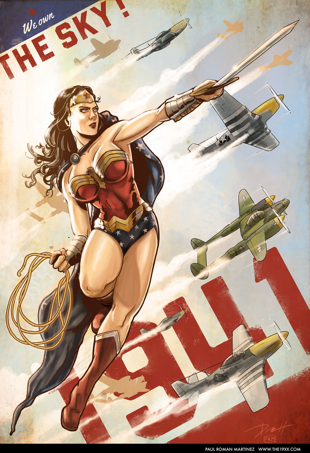 Wonder Woman 1941 - We own the sky!