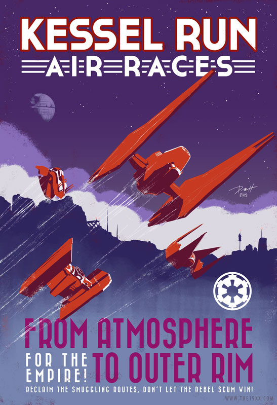 Star Wars Vintage Air Race Empire