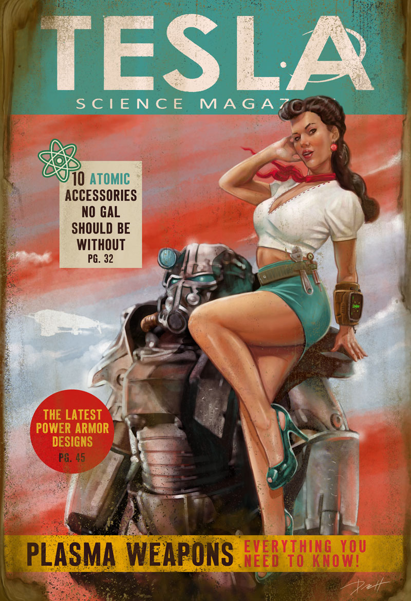 Tesla Science Magazine Cover Fallout 4 By Paulromanmartinez On Deviantart Tesla Science Magazine Cover Fallout 4 By Paulromanmartinez On Deviantart