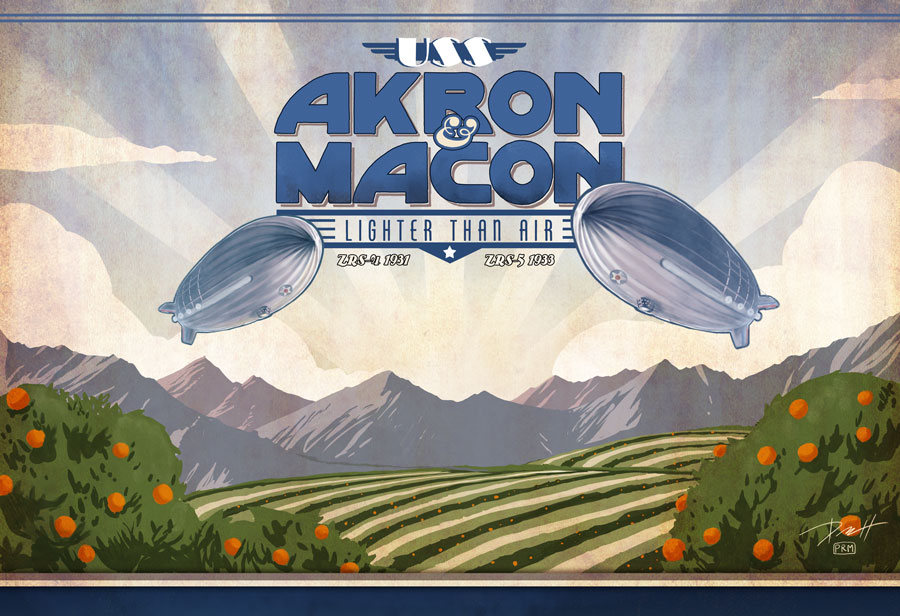 USS Akron and Macon Airships