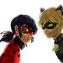 Ladybug + Cat Noir