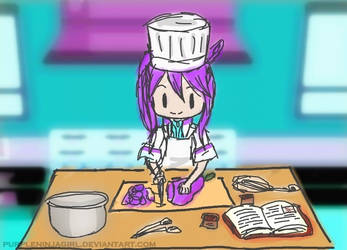 Cooking with Gakupo
