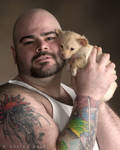 JohnnyP with puppy 3 by khavi