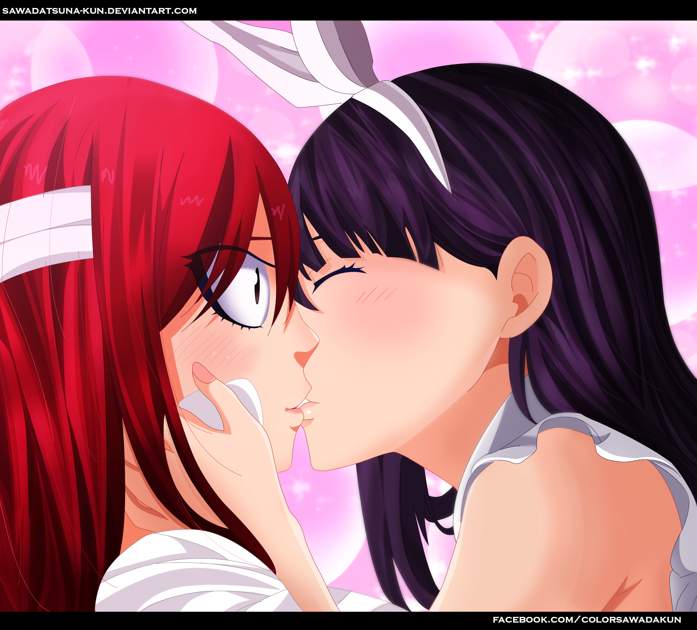 Erza X Kagura Fairy Tail 484 By Sawadatsuna Kun On Deviantart Erza X Kagura Fairy Tail 484 By Sawadatsuna Kun On Deviantart