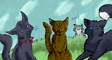 Tig, Peri, Lynx, and Crash - iscribble