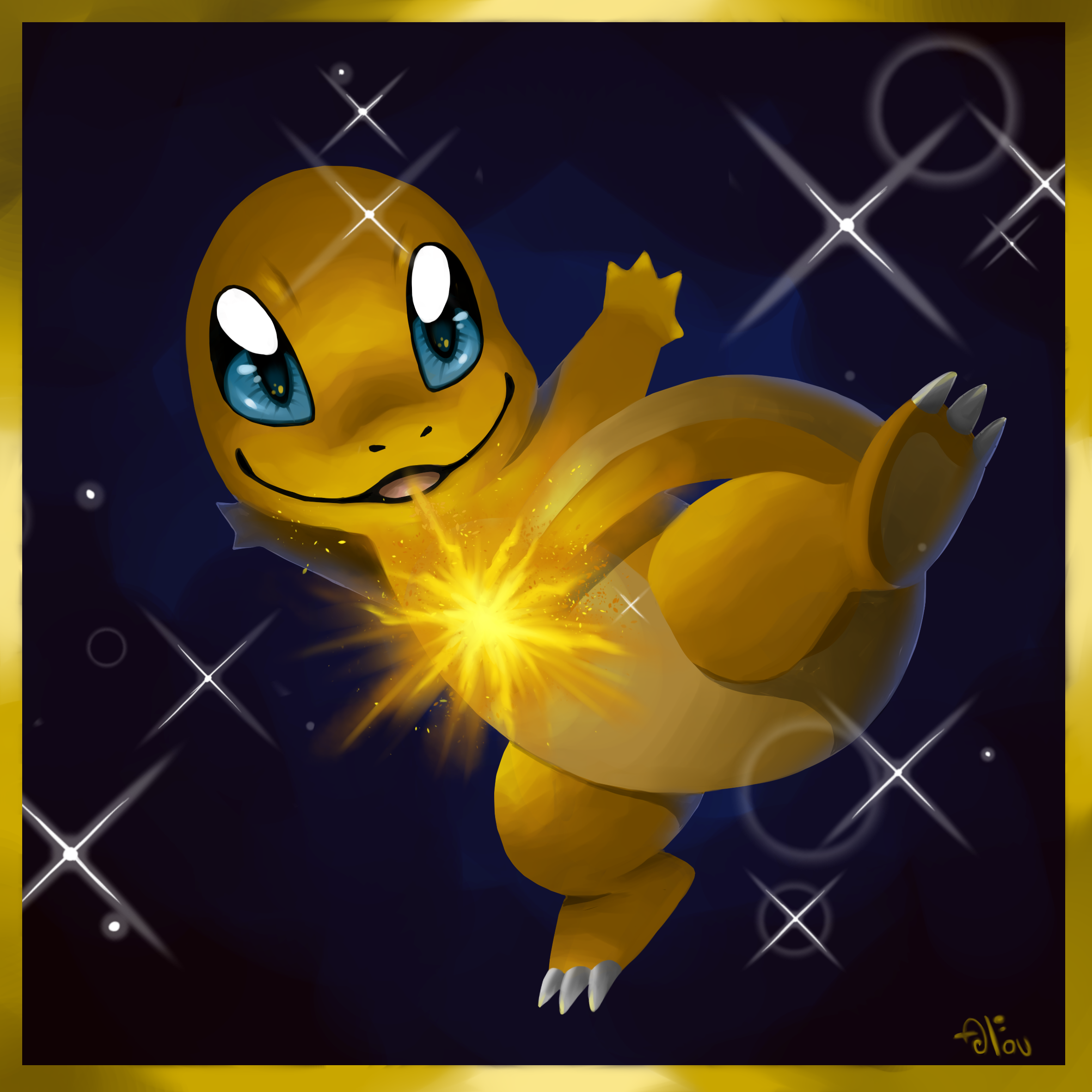 Charmander Shiny By AlouNea On DeviantArt charmander-shiny-by-alounea-on-deviantart