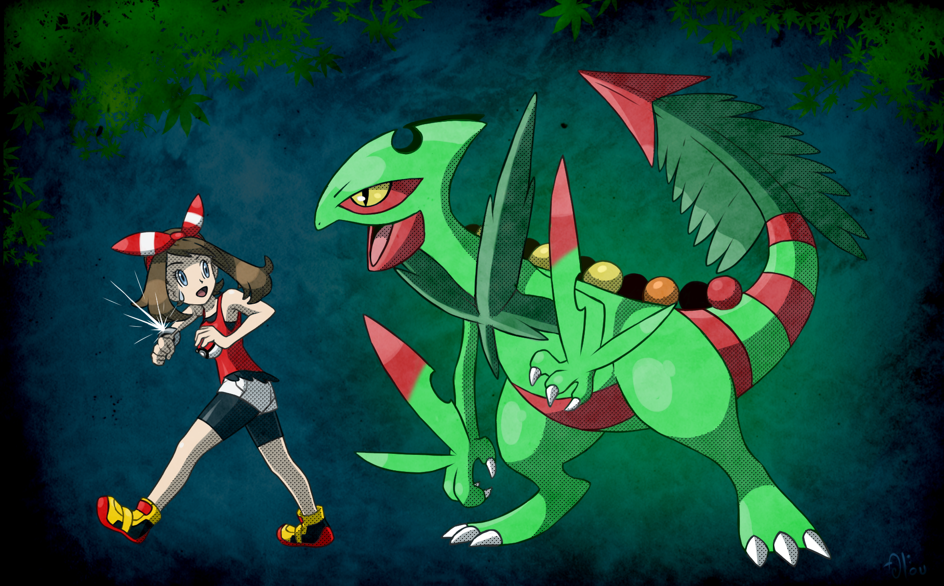 Mega Sceptile and May