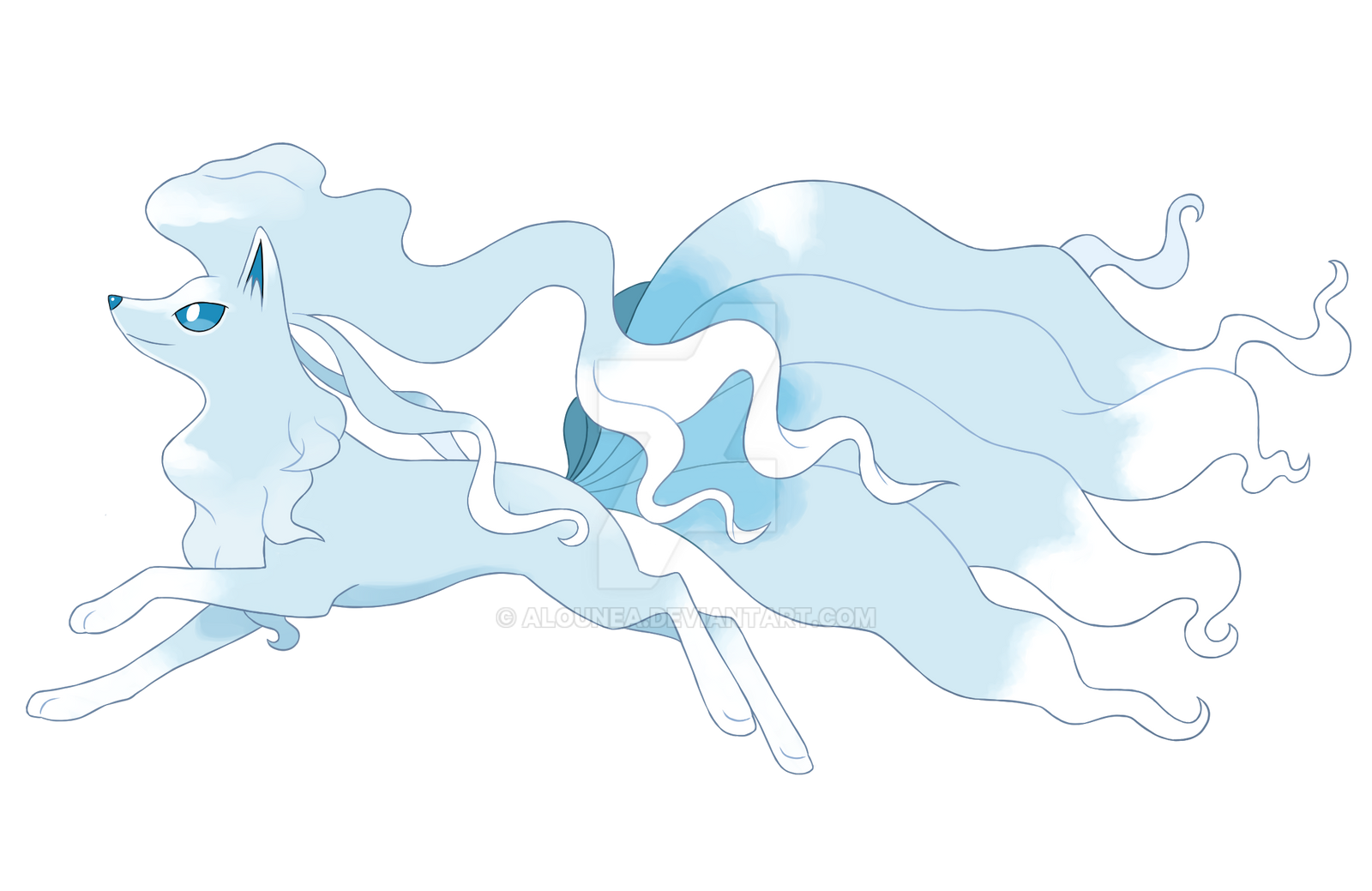 Alolin Alolan Ninetales by AlouNea on DeviantArt