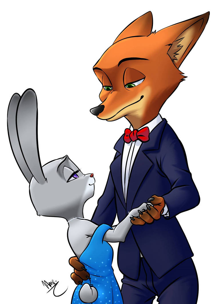 Nick Wilde And Judy Hopps By Badakkacak On DeviantArt nick-wilde-and-judy-hopps-by-badakkacak-on-deviantart