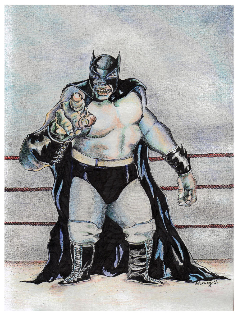 Batman The Luchador by Estevez11 on DeviantArt