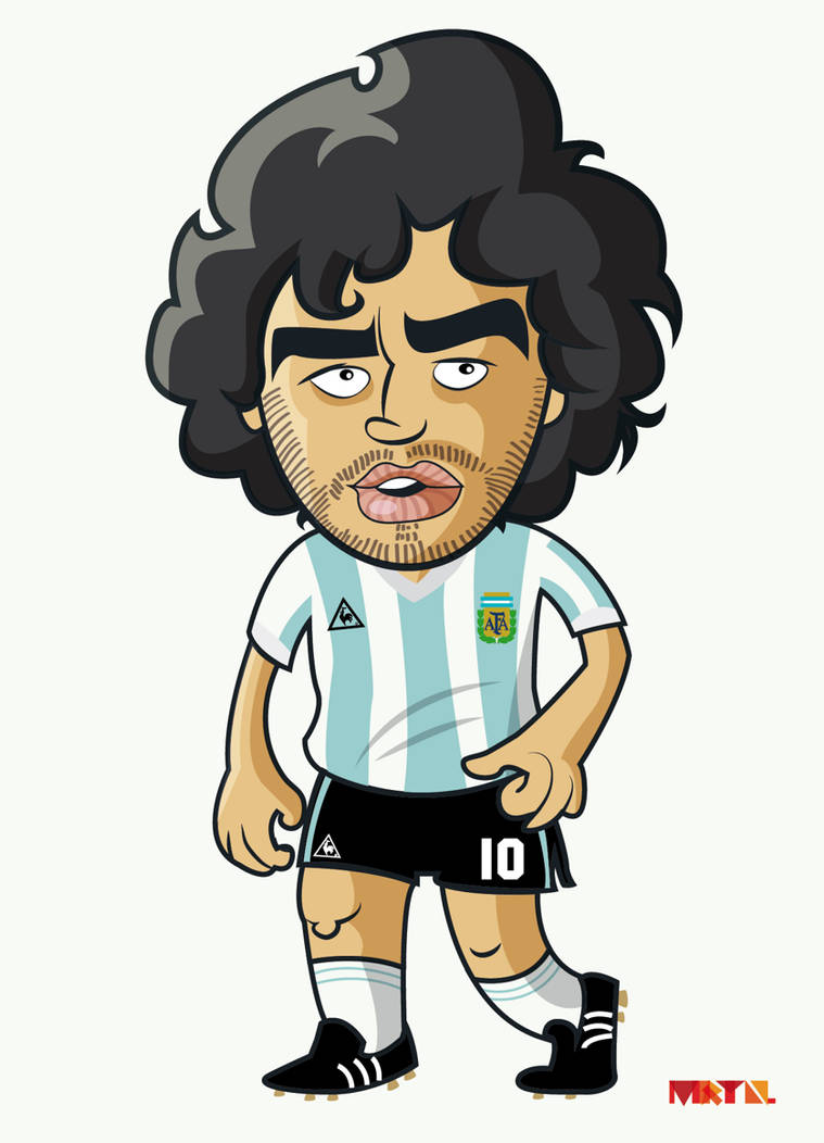 Maradona by Estevez11 on DeviantArt
