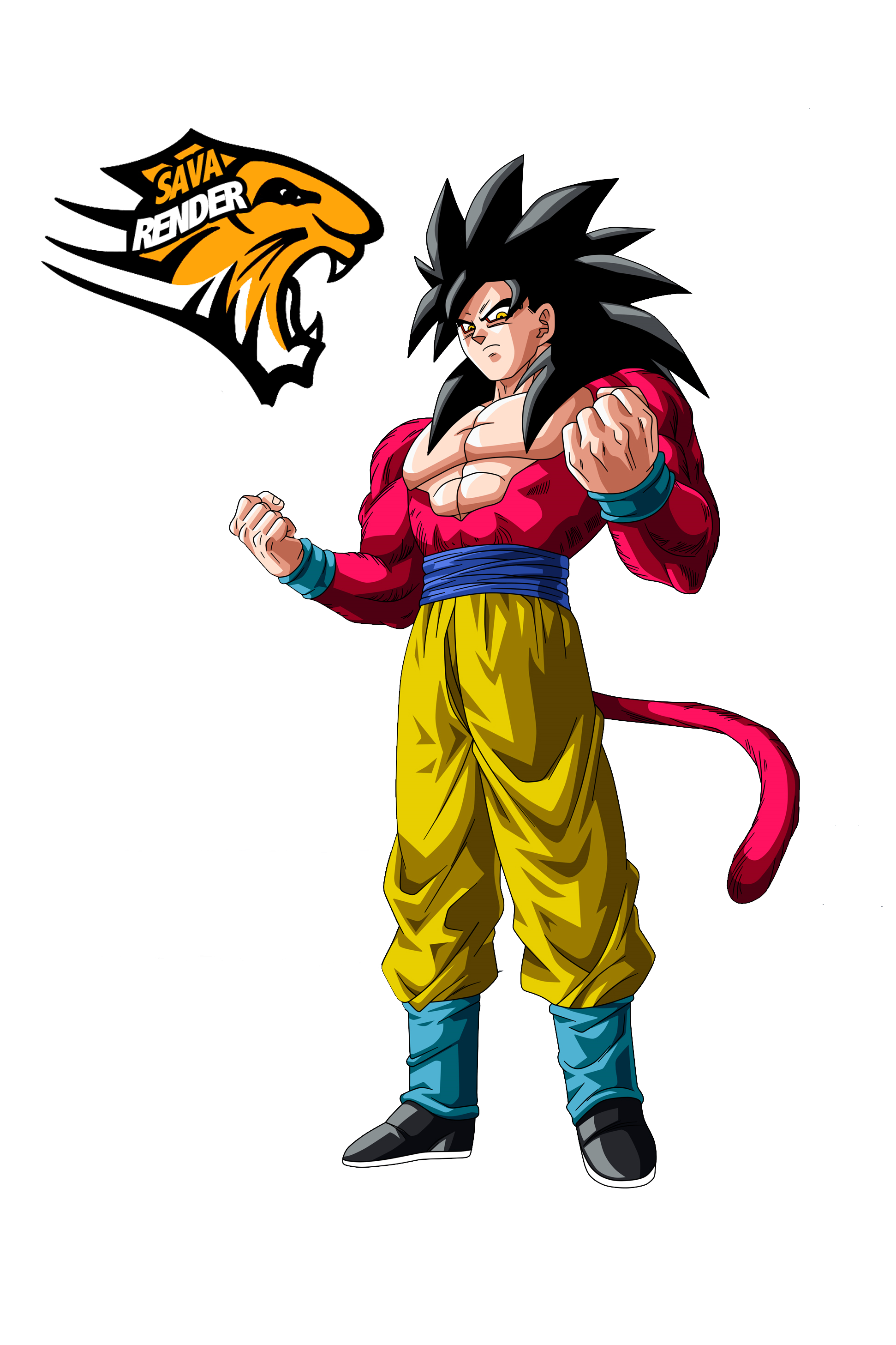 Goku Super Saiyan 4 by ChristopherDbz on DeviantArt