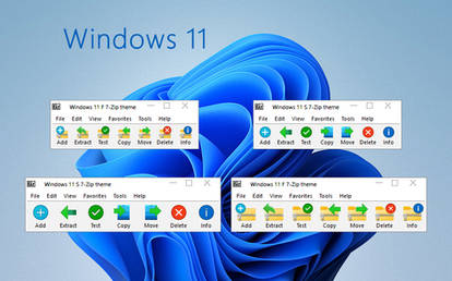 Windows 11 7-Zip theme