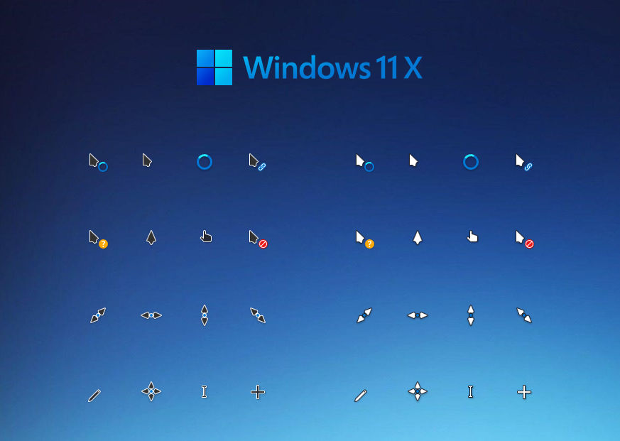 Windows 11X Cursors by alexgal23 on DeviantArt