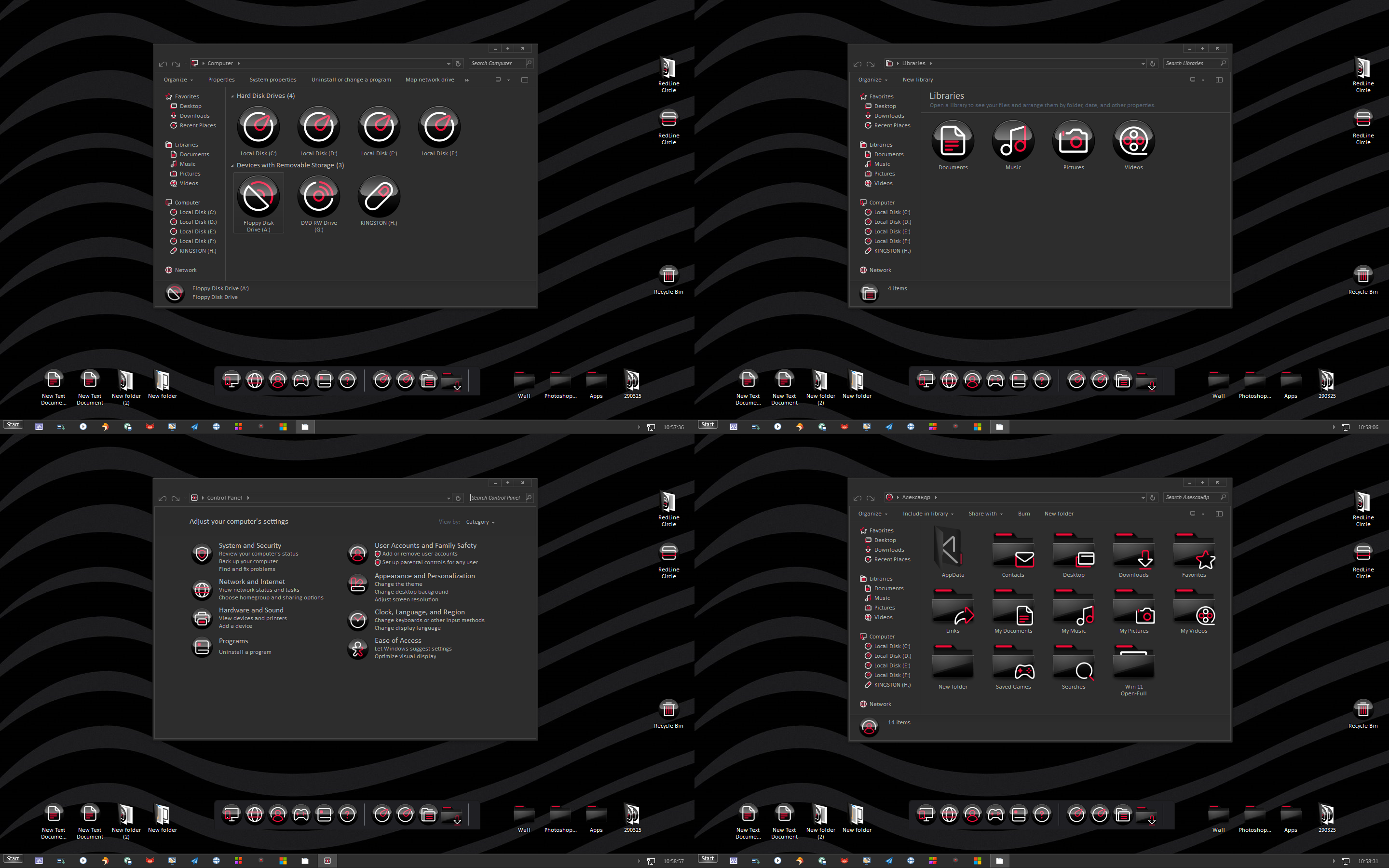 RedLine Circle IconPack Installer