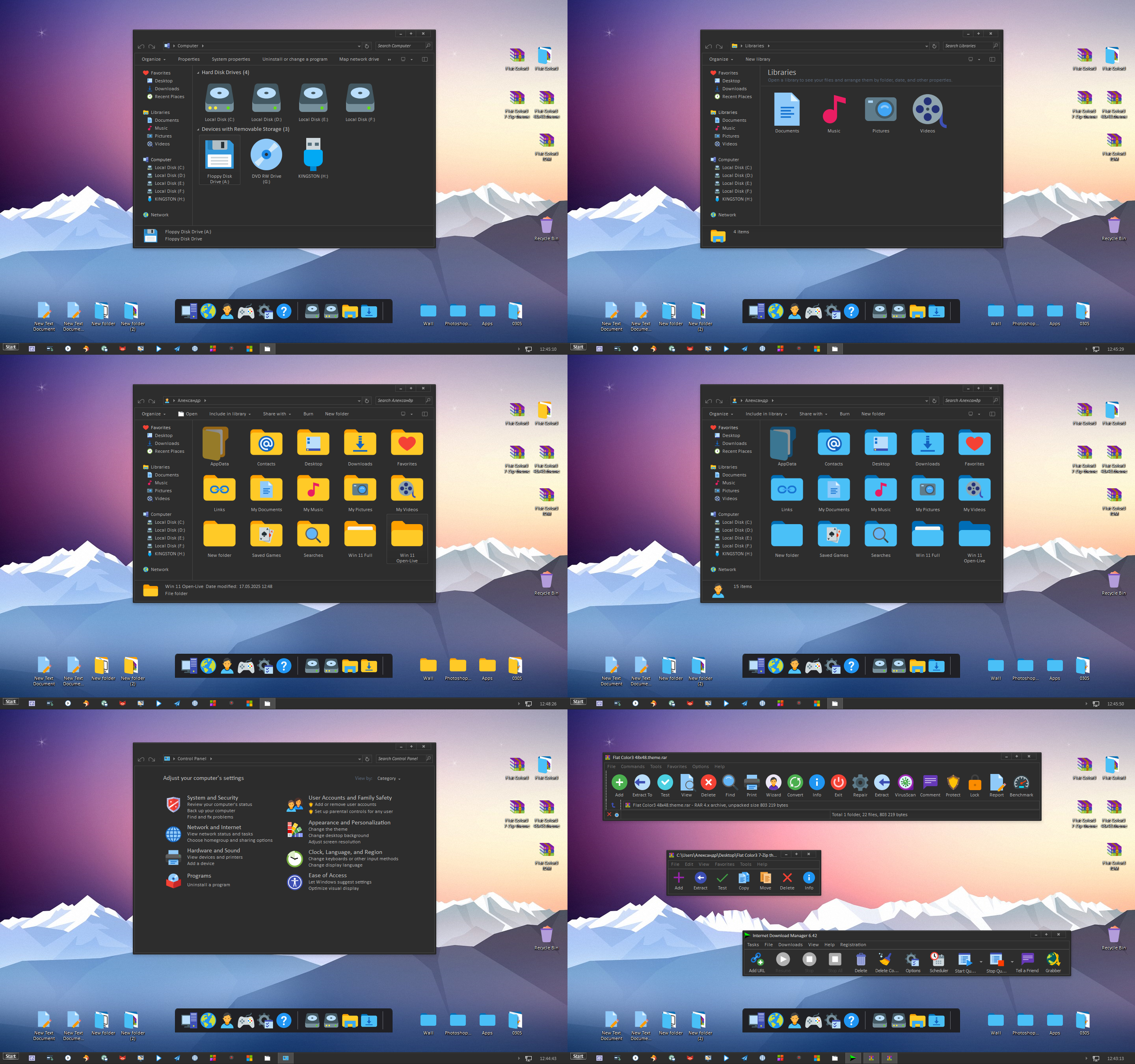 Flat Color3 Iconpack Installer