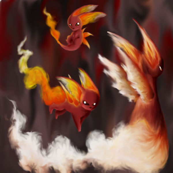 Pokemon - My Fire Starters