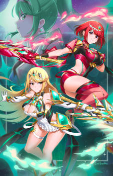 Mythra and Pyra