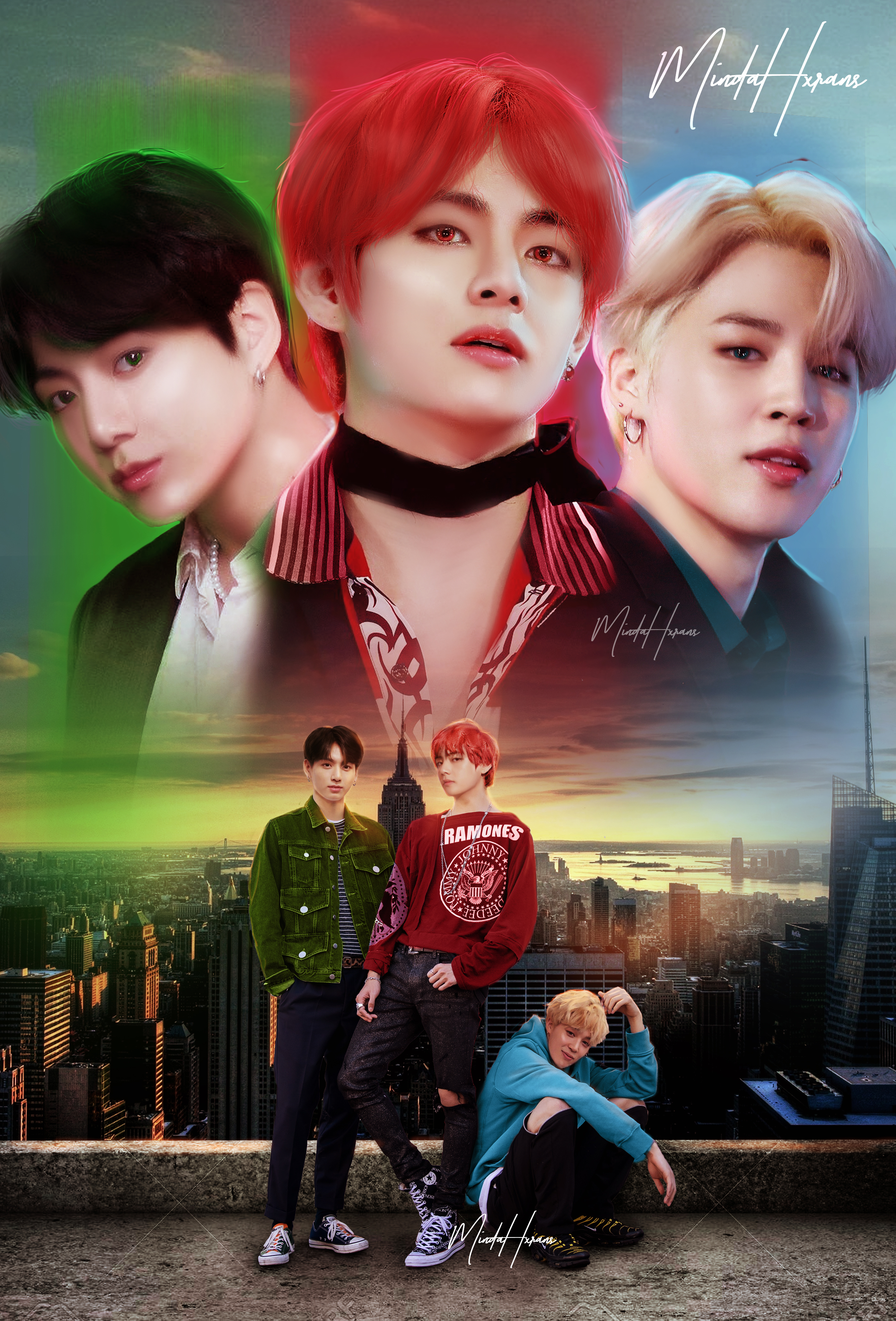 Powerpuff Boys Maknae Line Bts By Zunielaa On Deviantart